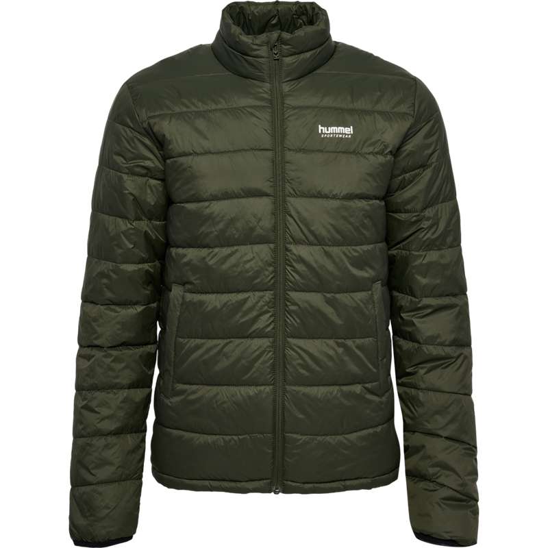 Pánské Bundy Hummel Wind Puff Olivy Zelené | 974072-399