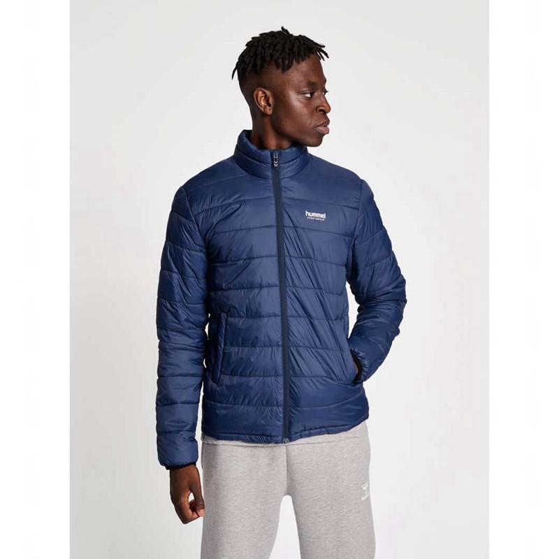 Pánské Bundy Hummel Wind Puff Tmavě Blankyt | 404151-944