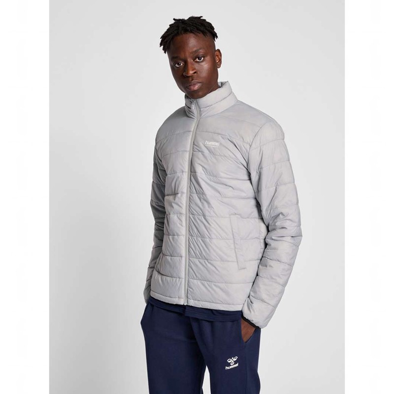 Pánské Bundy Hummel Wind Puff Šedé | 435293-726