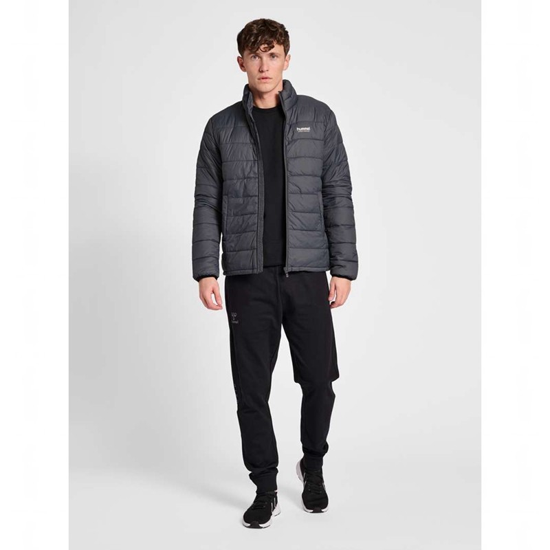 Pánské Bundy Hummel Wind Puff Šedé | 446726-398