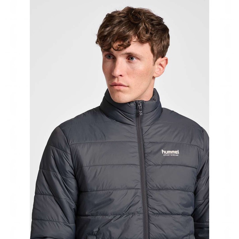 Pánské Bundy Hummel Wind Puff Šedé | 446726-398