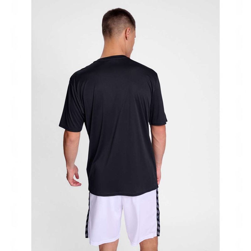 Pánské Dres Hummel Essential S/S Černé | 443217-196
