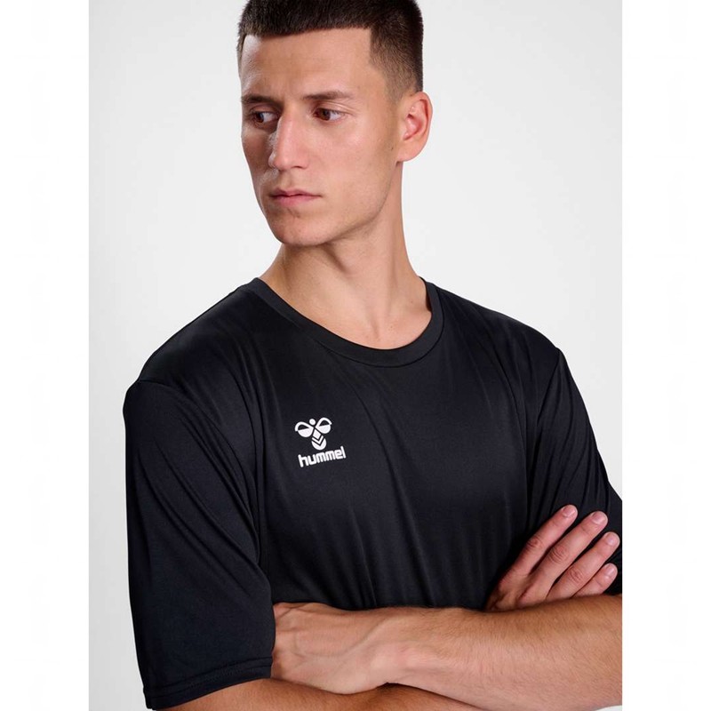 Pánské Dres Hummel Essential S/S Černé | 443217-196