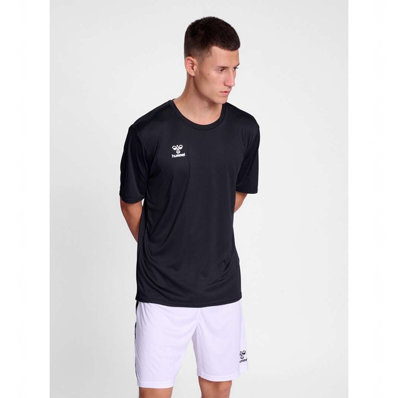 Pánské Dres Hummel Essential S/S Černé | 443217-196