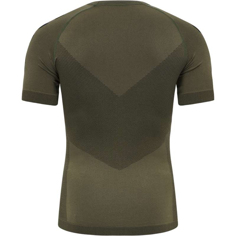 Pánské Dres Hummel Hummel First Seamless S/S Olivy Zelené | 275118-640