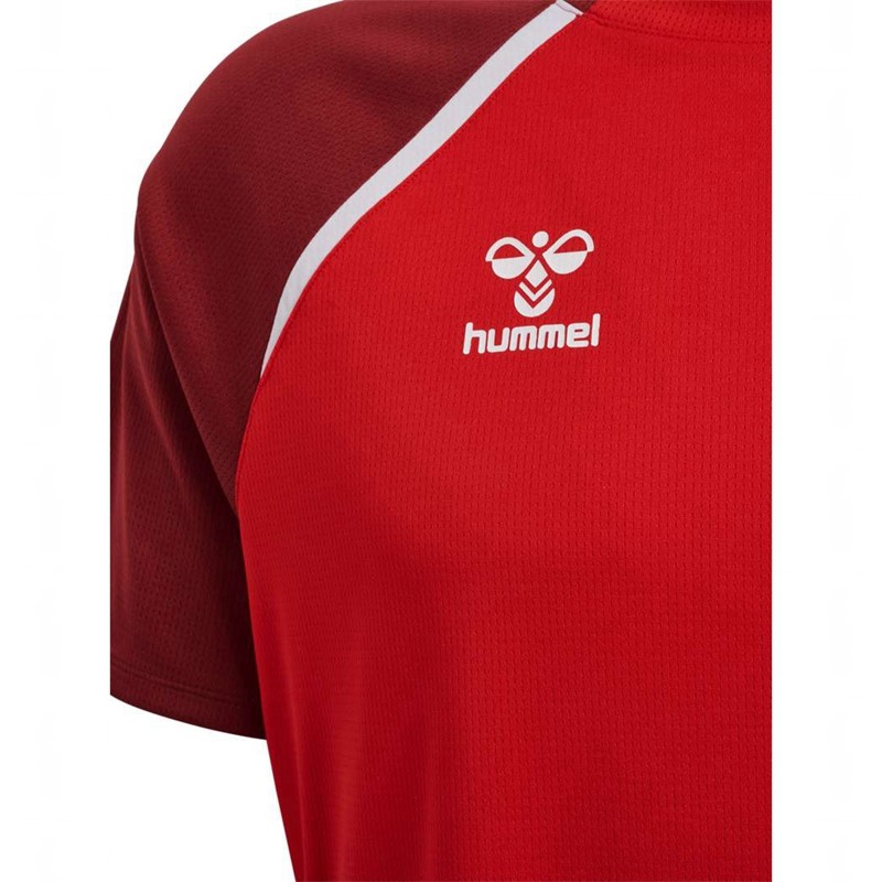 Pánské Dres Hummel Lead 2.0 S/S Červené | 932572-405