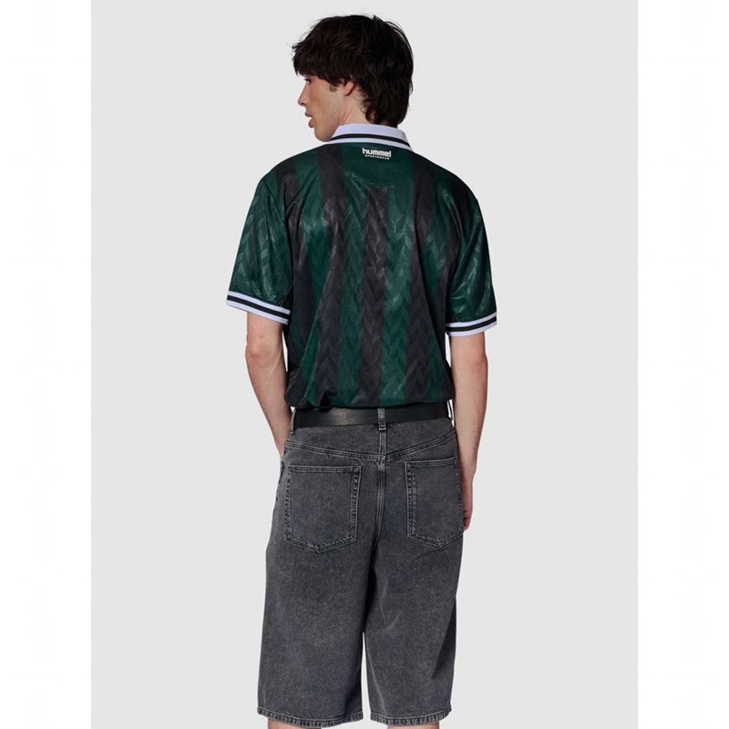 Pánské Dres Hummel Loose Football S/S Zelene | 776966-697