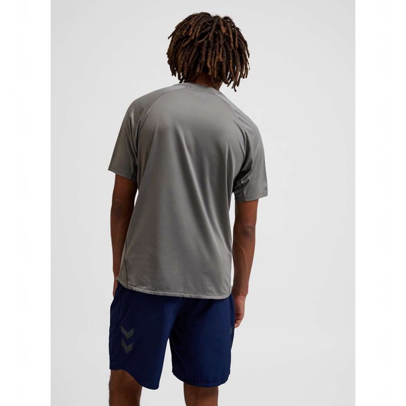 Pánské Dres Hummel Pro Training S/S Šedé | 461719-257
