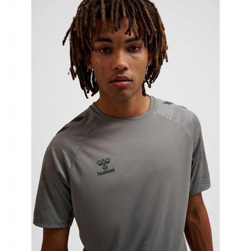 Pánské Dres Hummel Pro Training S/S Šedé | 461719-257