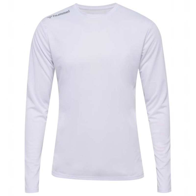 Pánské Dres Hummel Run L/S Bílé | 707825-858