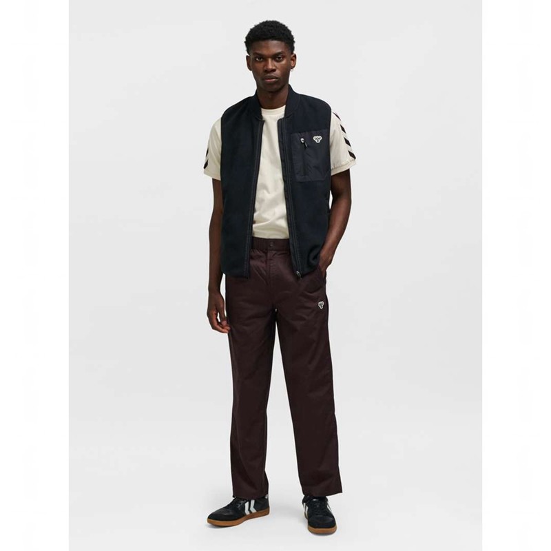 Pánské Kalhoty Hummel Chino Bee Čokolády | 622604-607