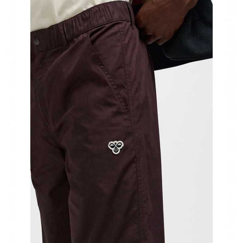 Pánské Kalhoty Hummel Chino Bee Čokolády | 622604-607