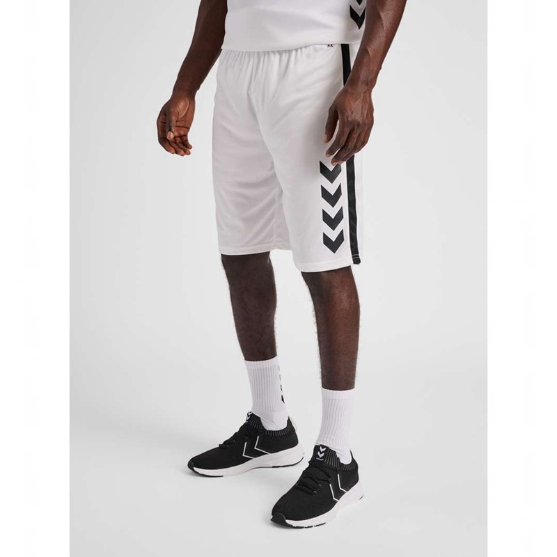 Pánské Kalhoty Hummel Core Xk Basket Bílé | 104223-141