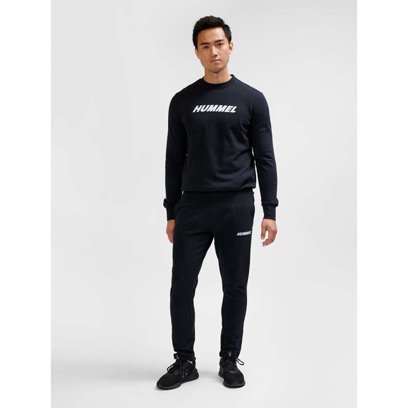 Pánské Kalhoty Hummel Elemental Tapered Černé | 537147-951