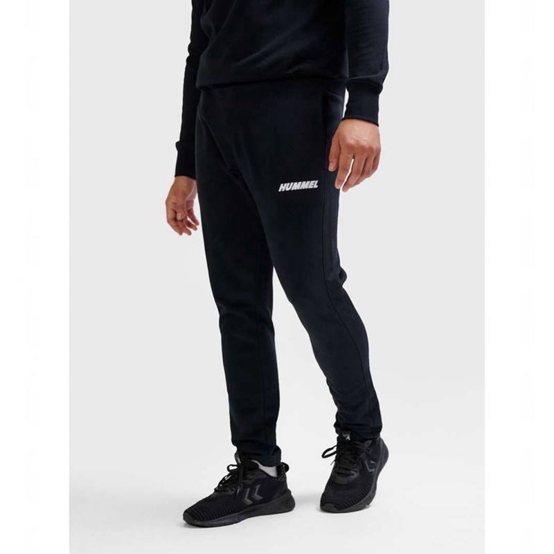 Pánské Kalhoty Hummel Elemental Tapered Černé | 537147-951