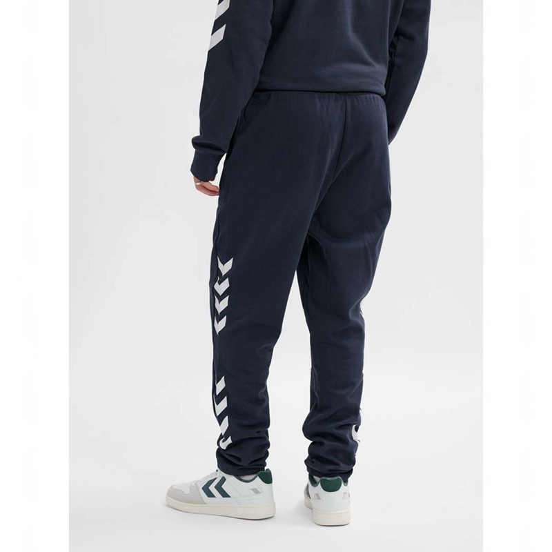 Pánské Kalhoty Hummel Legacy Tapered Tmavě Blankyt | 804842-861