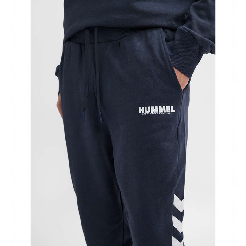 Pánské Kalhoty Hummel Legacy Tapered Tmavě Blankyt | 804842-861