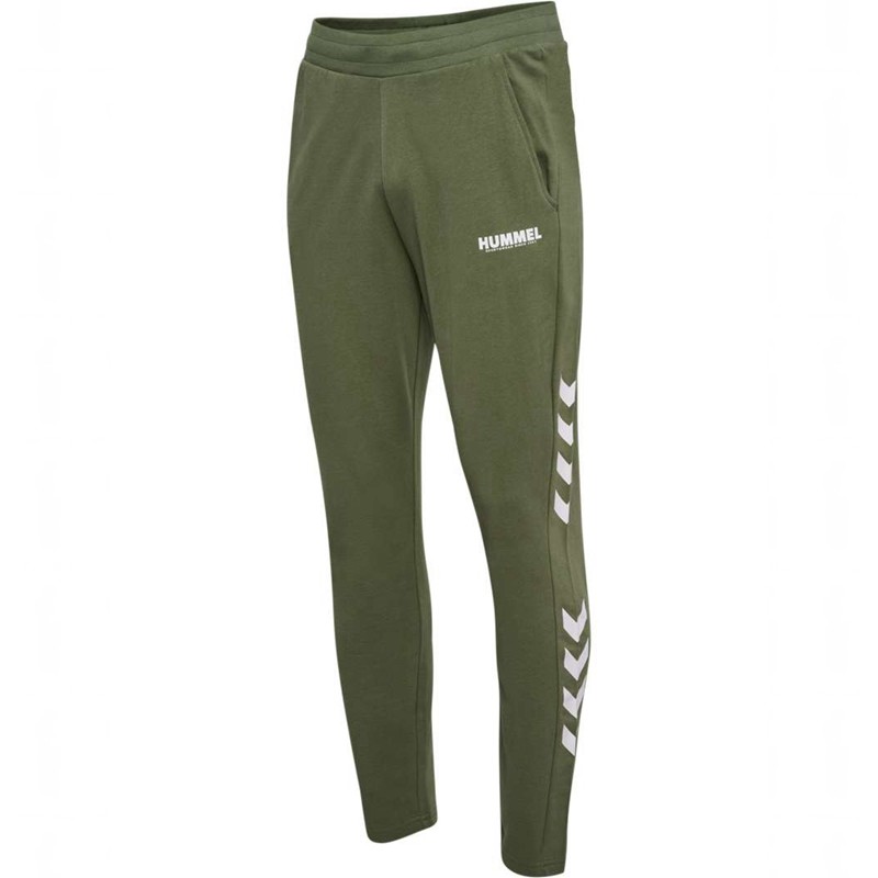 Pánské Kalhoty Hummel Legacy Tapered Zelene | 604830-925