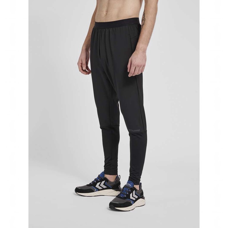 Pánské Kalhoty Hummel Mt Dragon Hybrid Tapered Černé | 301078-002