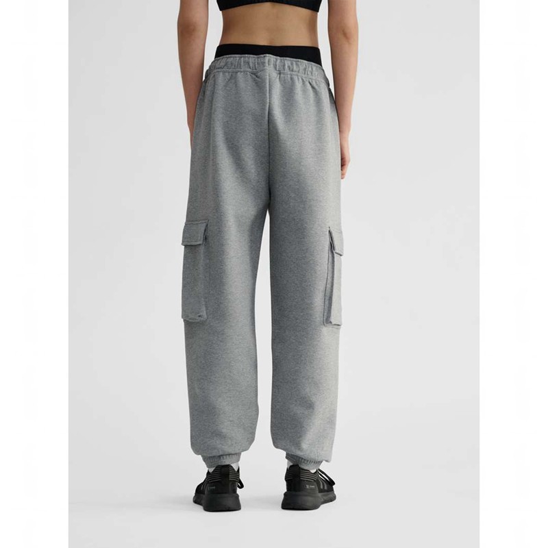 Pánské Kalhoty Hummel Tech Fleece Loose Cargo Šedé | 104080-690