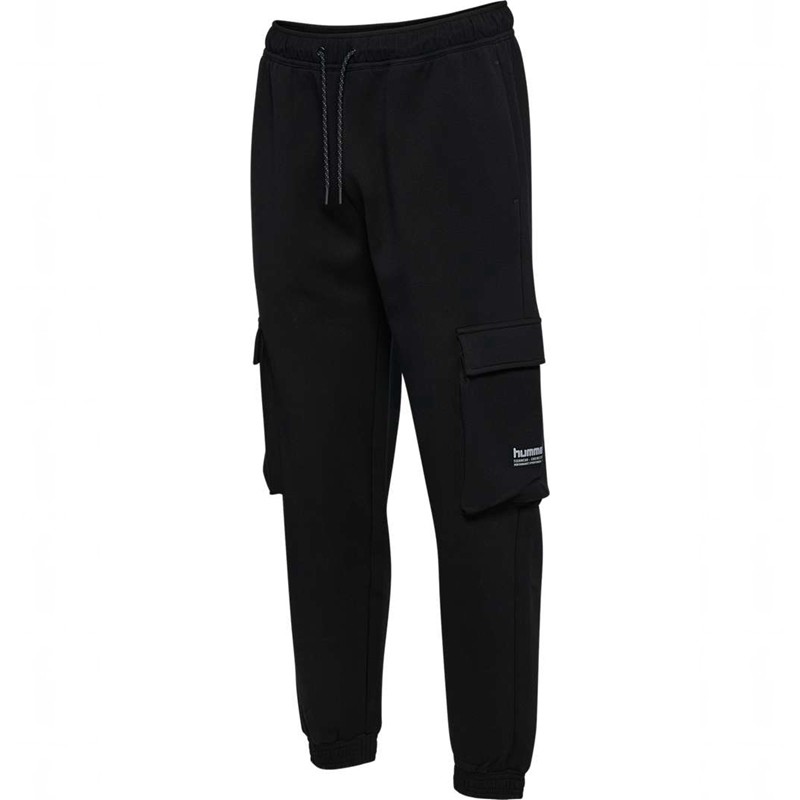 Pánské Kalhoty Hummel Tech Fleece Loose Cargo Černé | 641272-500
