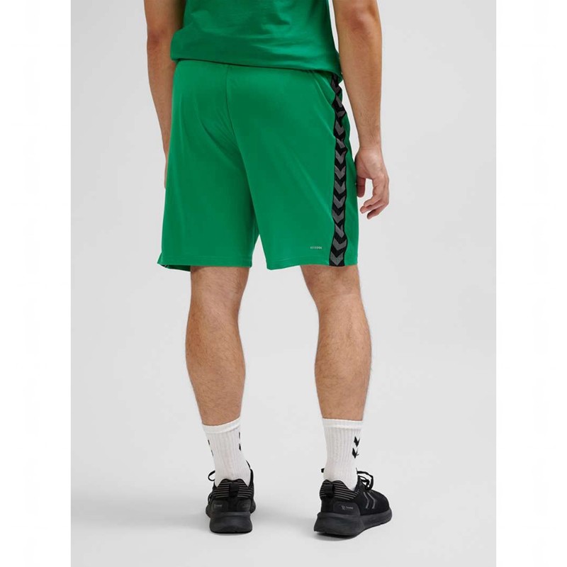 Pánské Kraťasy Hummel Authentic Pl Zelene | 899794-625