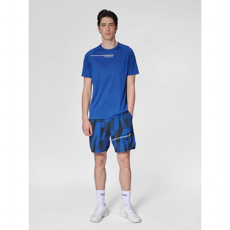 Pánské Kraťasy Hummel Court Aop Pocket Blankyt | 383310-490