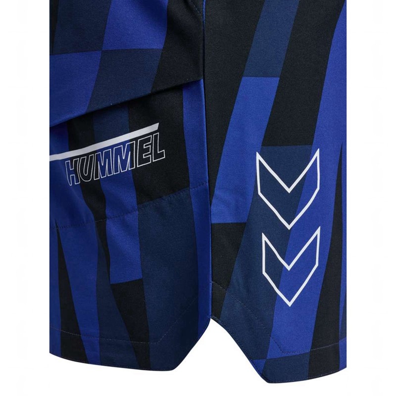 Pánské Kraťasy Hummel Court Aop Pocket Blankyt | 383310-490