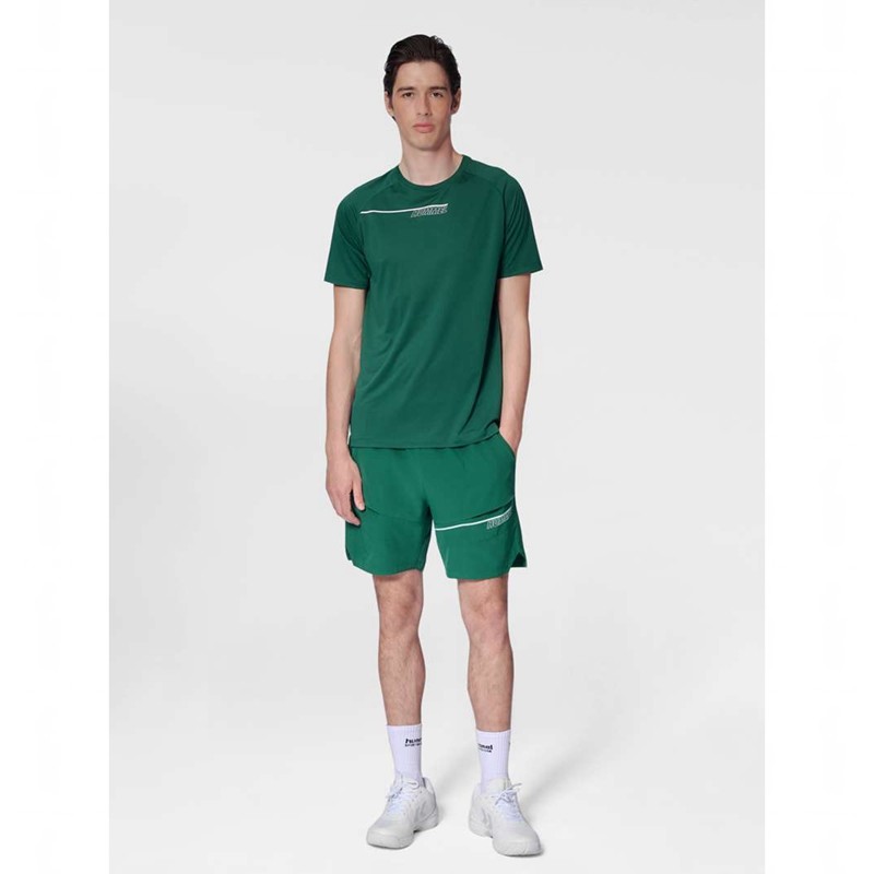 Pánské Kraťasy Hummel Court Pocket Zelene | 760207-163
