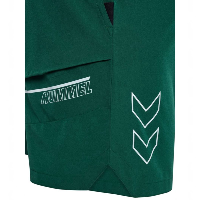 Pánské Kraťasy Hummel Court Pocket Zelene | 760207-163