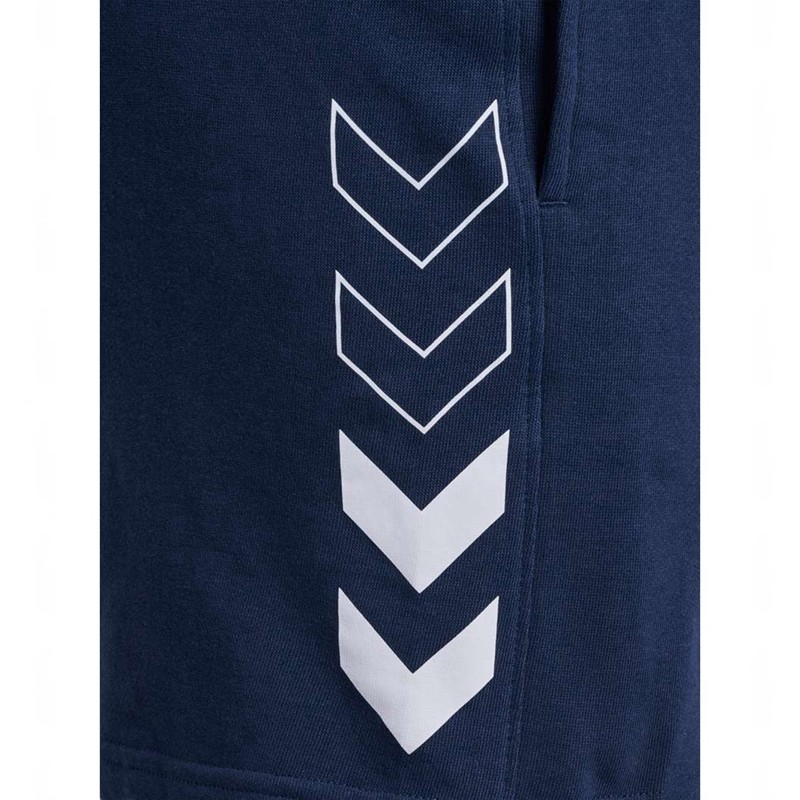 Pánské Kraťasy Hummel Elemental Cotton Tmavě Blankyt | 112633-544
