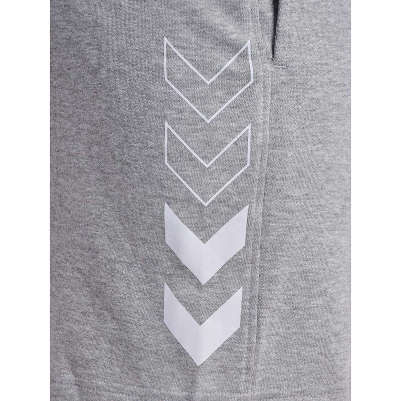 Pánské Kraťasy Hummel Elemental Cotton Šedé | 395589-342