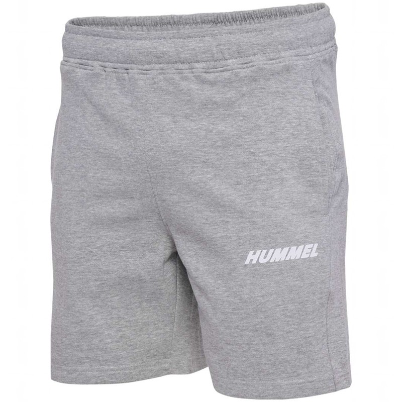 Pánské Kraťasy Hummel Elemental Cotton Šedé | 395589-342