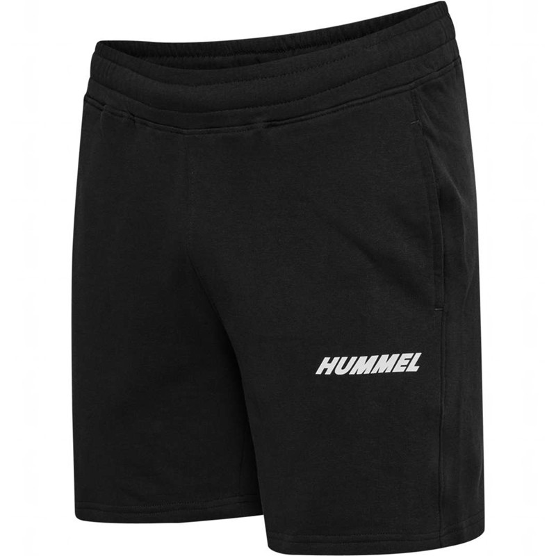 Pánské Kraťasy Hummel Elemental Cotton Černé | 305580-647