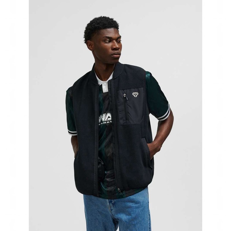 Pánské Kraťasy Hummel Fleece Bee Černé | 866394-002
