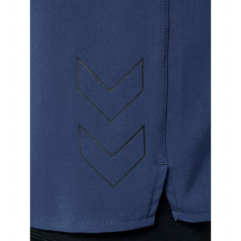 Pánské Kraťasy Hummel Mt Fast 2 In 1 Tmavě Blankyt | 885354-086