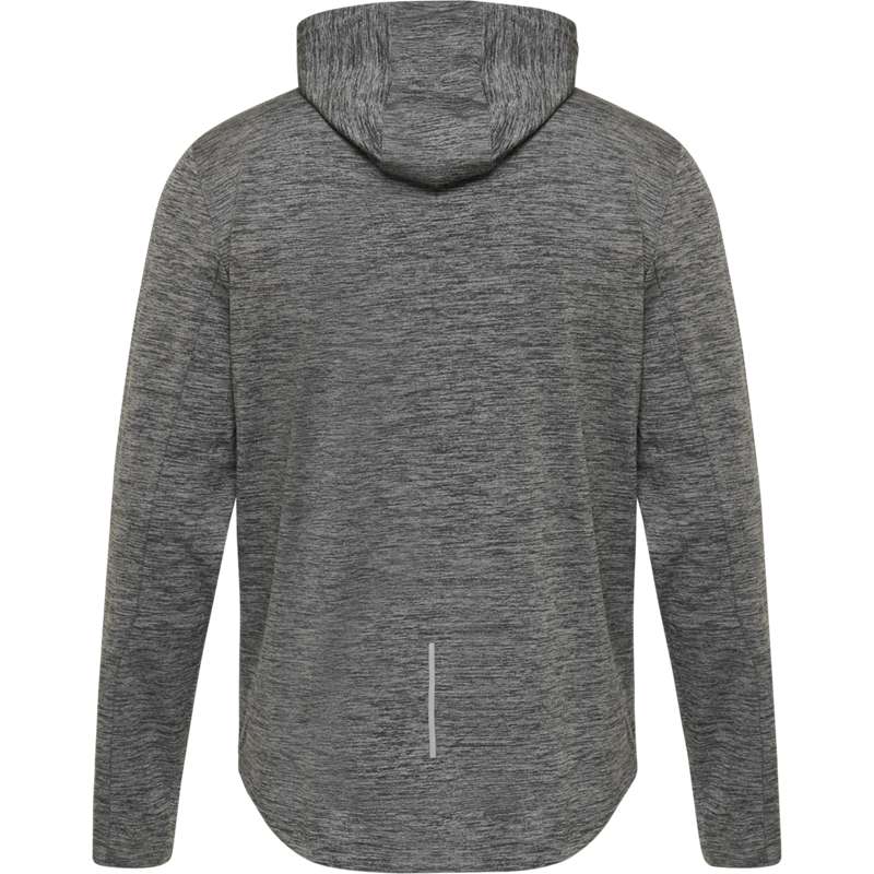 Pánské Mikina s Kapucí Hummel Aston Zip Šedé | 197347-292