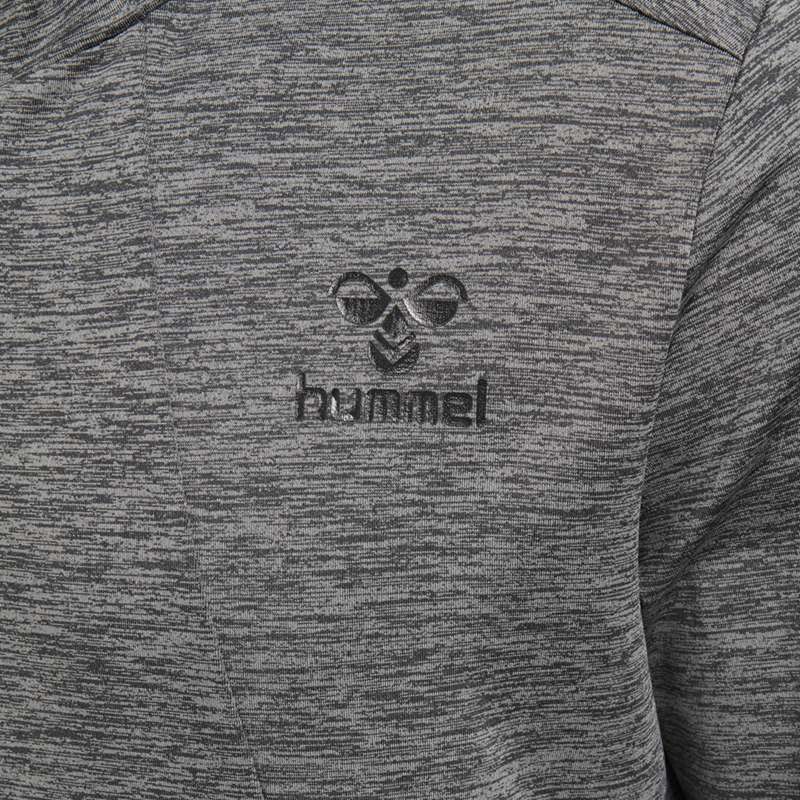 Pánské Mikina s Kapucí Hummel Aston Zip Šedé | 197347-292