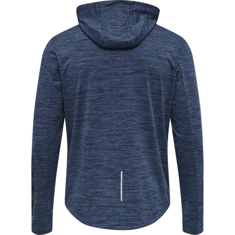 Pánské Mikina s Kapucí Hummel Aston Zip Černé | 131282-125