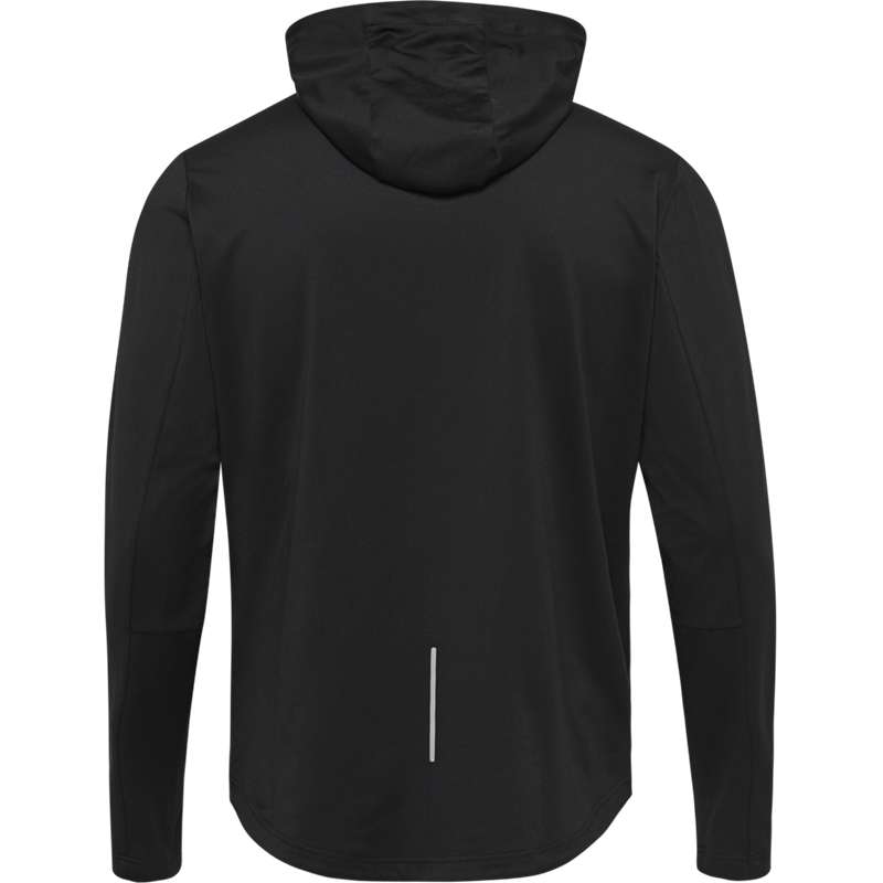 Pánské Mikina s Kapucí Hummel Aston Zip Černé | 647610-222