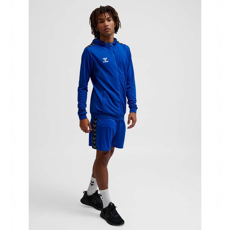Pánské Mikina s Kapucí Hummel Authentic Pl Zip Blankyt | 831755-689