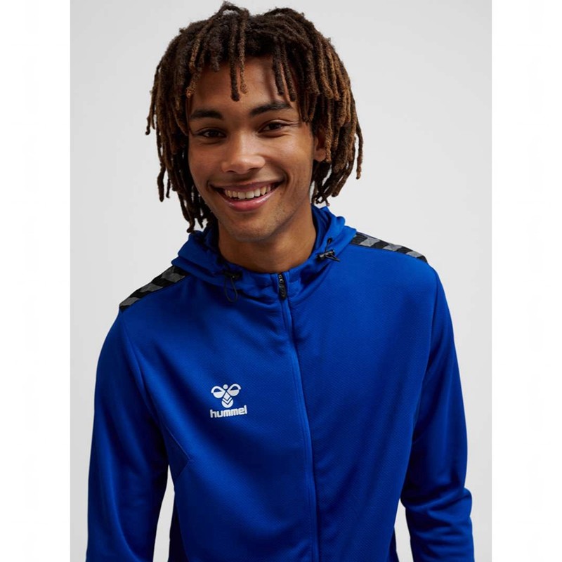 Pánské Mikina s Kapucí Hummel Authentic Pl Zip Blankyt | 831755-689