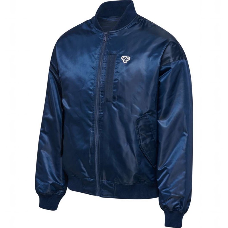Pánské Mikina s Kapucí Hummel Baseball Bee Tmavě Blankyt | 442982-046