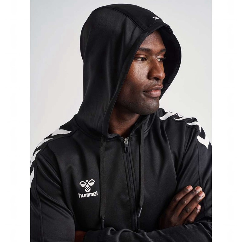 Pánské Mikina s Kapucí Hummel Core Xk Poly Černé | 487860-969