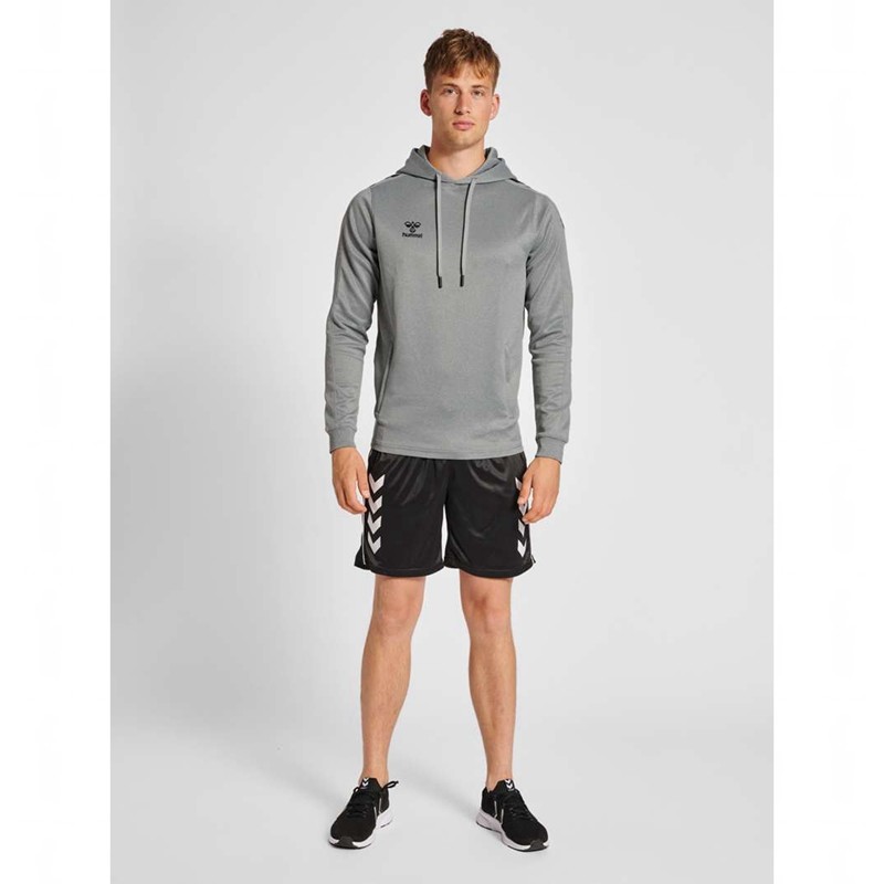 Pánské Mikina s Kapucí Hummel Core Xk Poly Šedé | 838746-806
