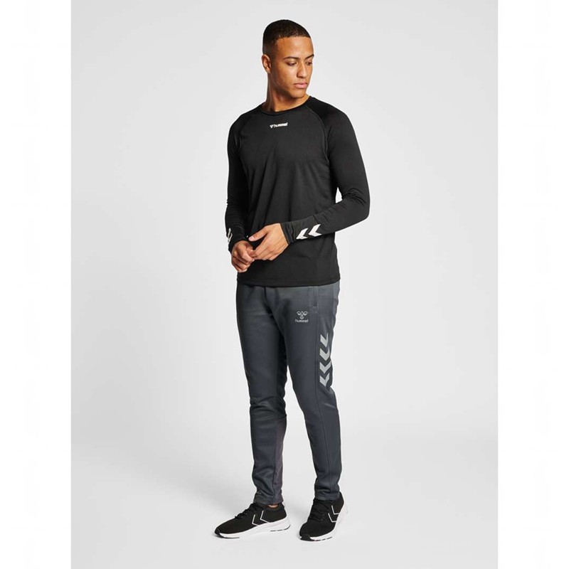 Pánské Mikina s Kapucí Hummel Core Xk Training Poly Černé | 567489-582