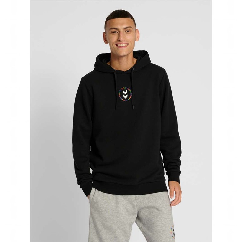 Pánské Mikina s Kapucí Hummel Everything Nothing Černé | 660986-438