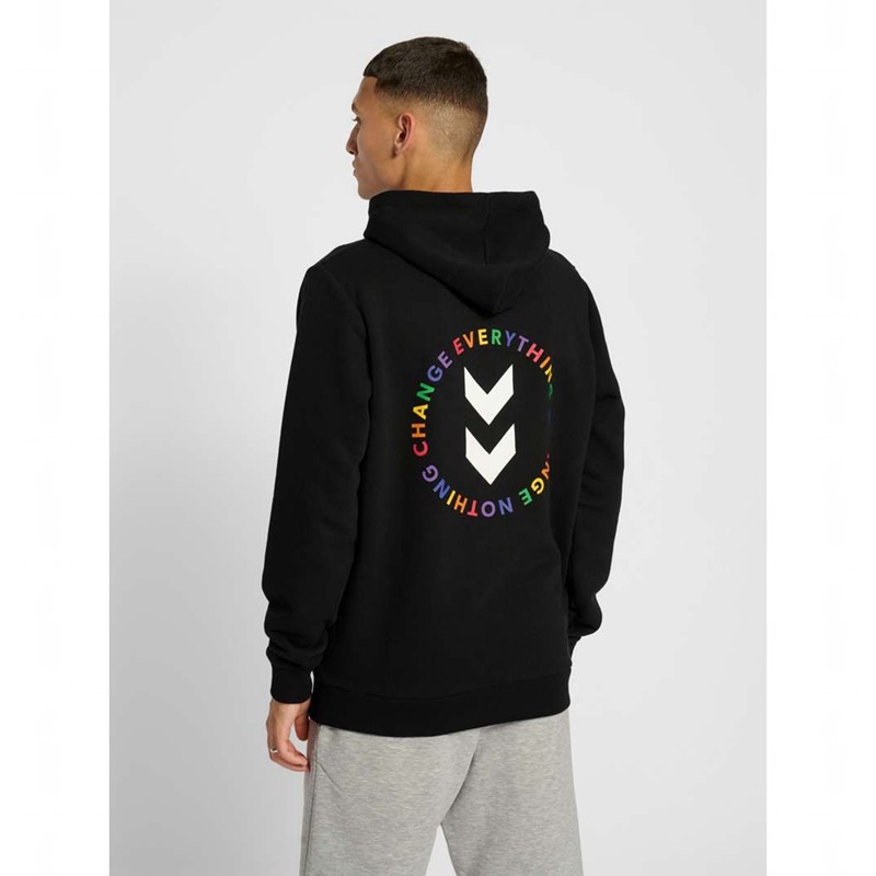 Pánské Mikina s Kapucí Hummel Everything Nothing Černé | 660986-438