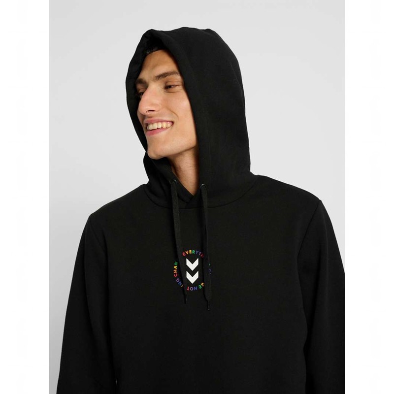 Pánské Mikina s Kapucí Hummel Everything Nothing Černé | 660986-438