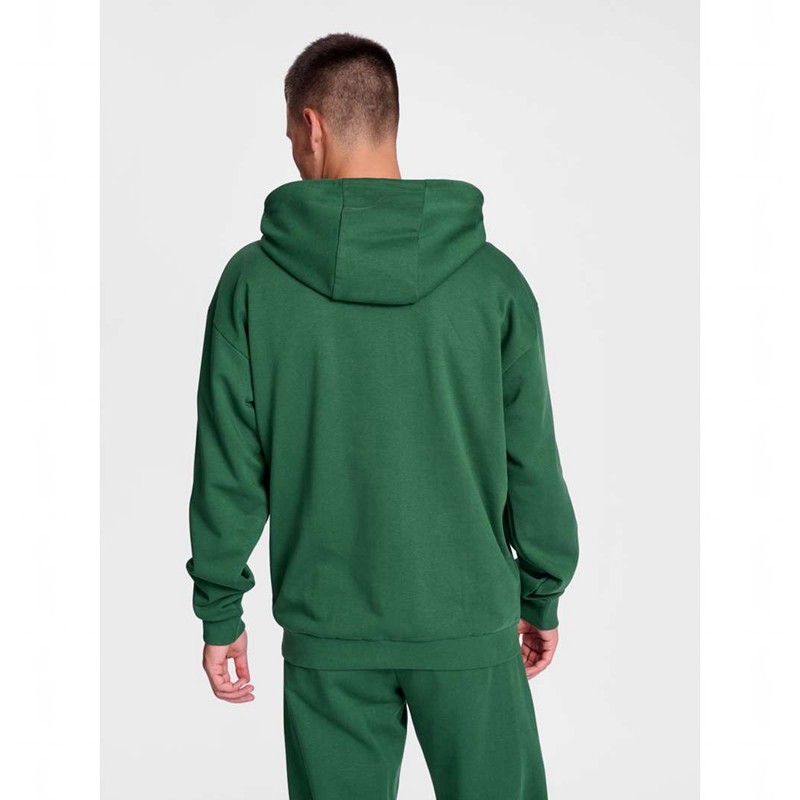 Pánské Mikina s Kapucí Hummel Felix Loose Zelene | 528454-347